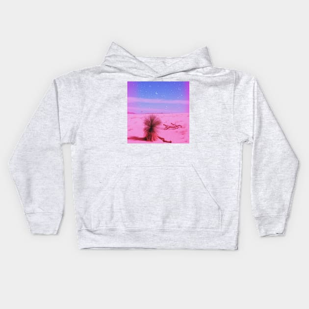 desert L o F i Kids Hoodie by lofi_retrowave